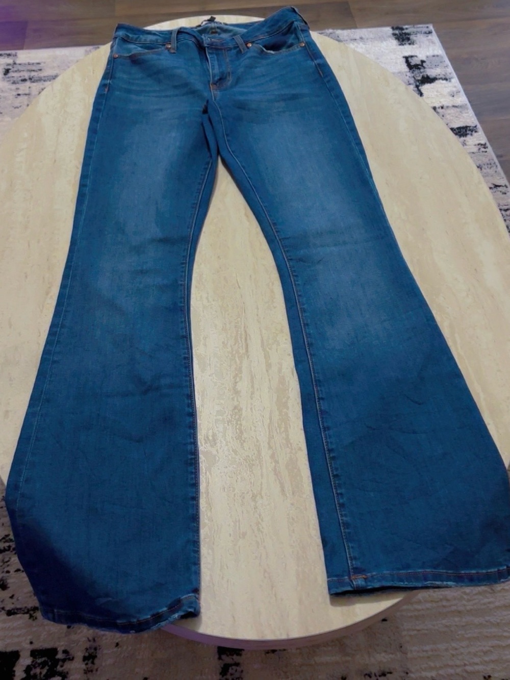 Fashion Nova Women's Medium Blue Wide Leg Jeans